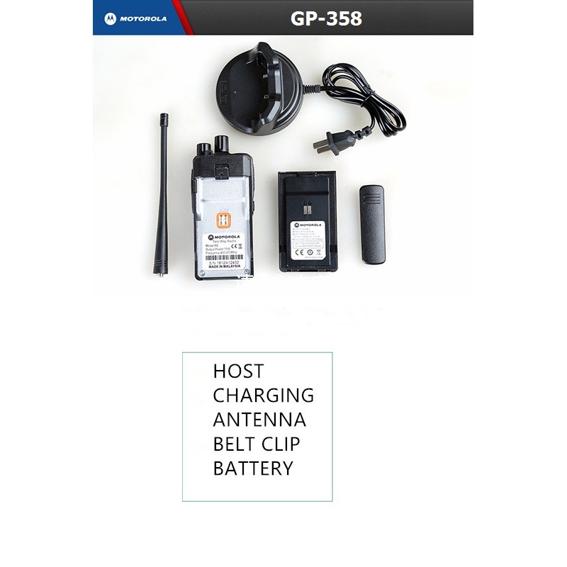 Bộ 4 Máy Bộ Đàm Motorola GP358