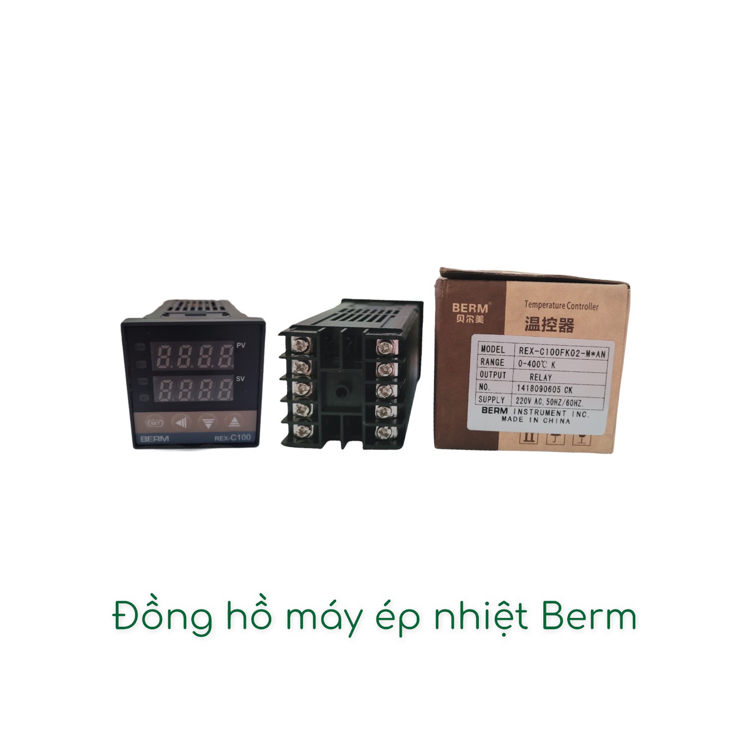 Đồng hồ máy ép nhiệt Berm