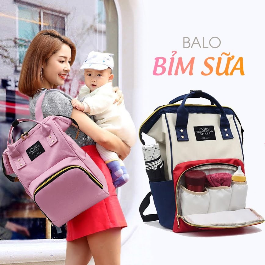 Balo bỉm sữa - balo đi sinh cho mẹ và bé