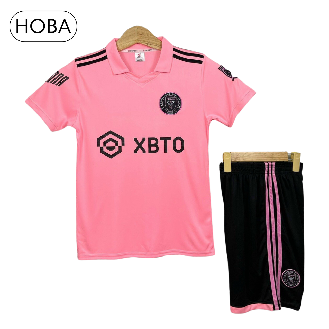 Set Bộ Thể Thao Nam Quần Áo Đá Banh Inter Miami 2024 Màu Đen mùa giải ...