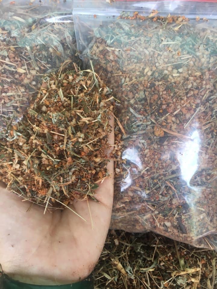 Muối chườm bụng sau sinh-muối chườm thảo dược (loại 500g)
