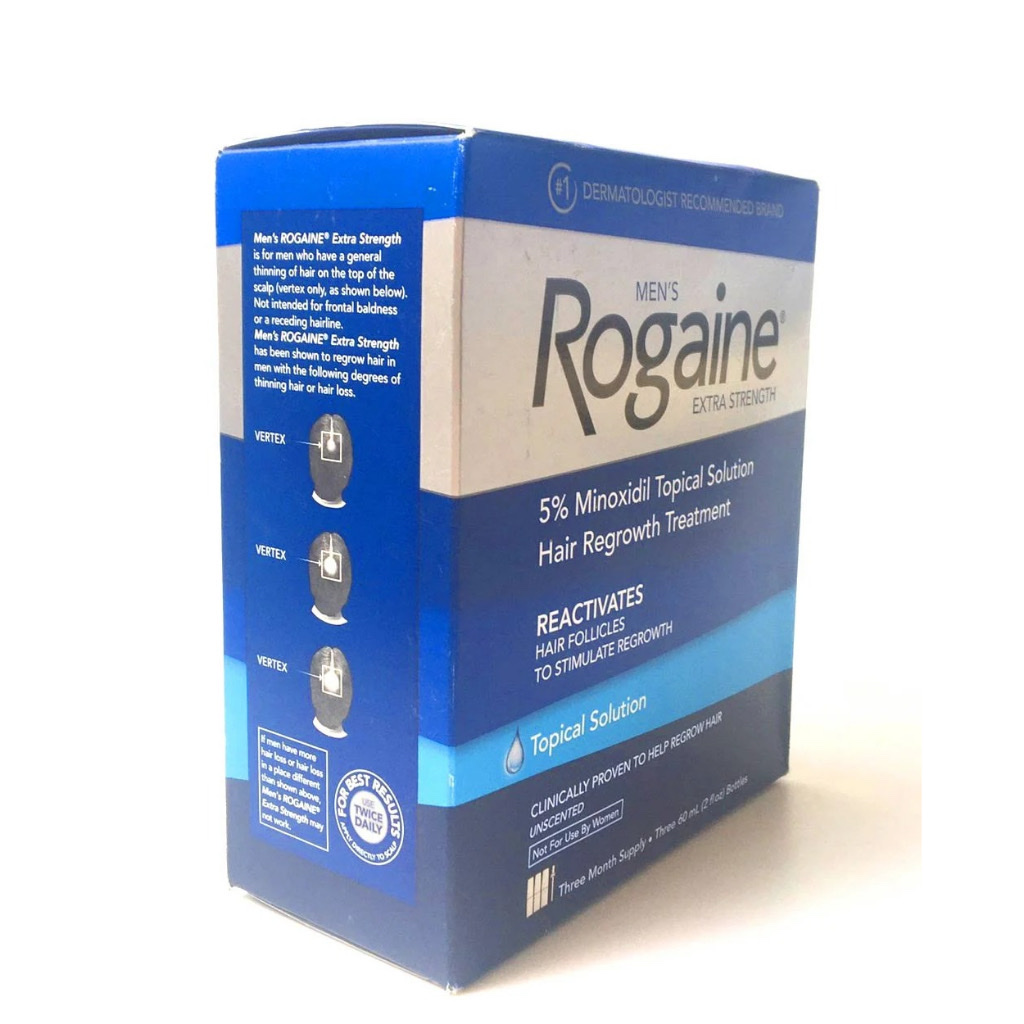 [HCM]Tinh chất mọc tóc cho nam Men's Rogaine 5% Minoxidil Solution 3x60ml (dạng dung dịch)