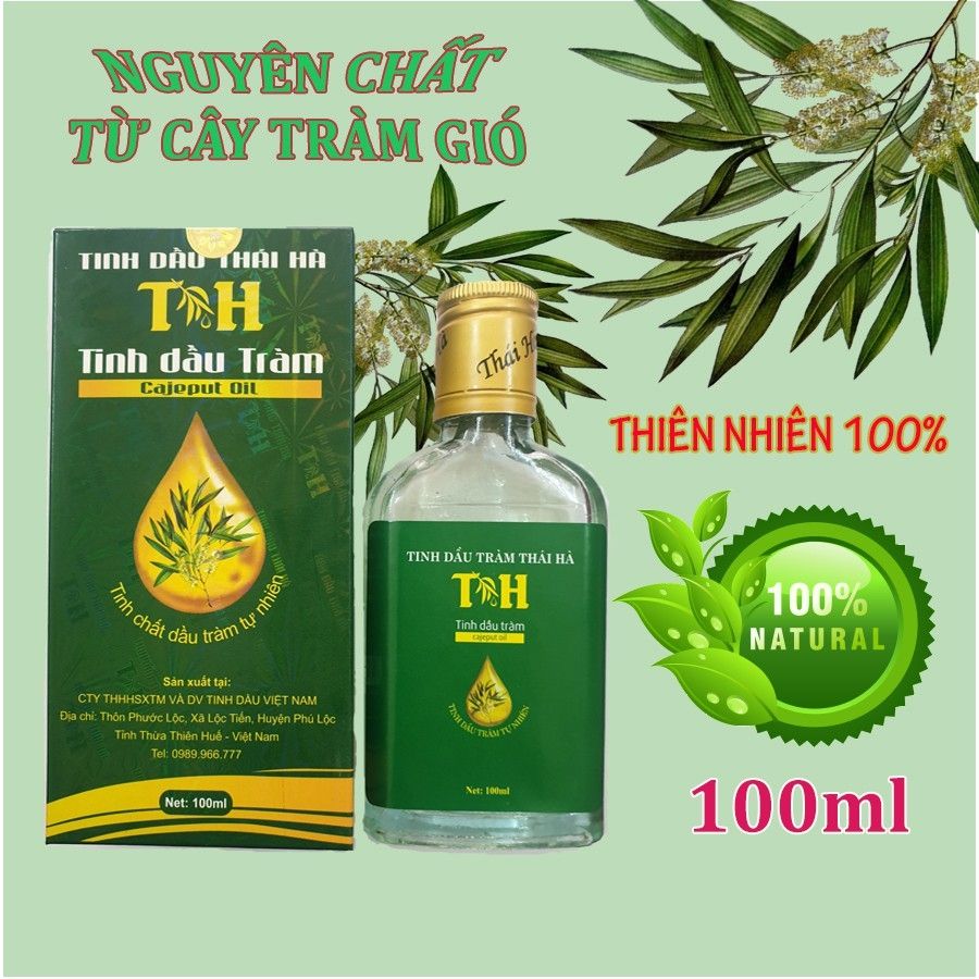 [HCM]Tinh dầu tràm Thái Hà - 100ml