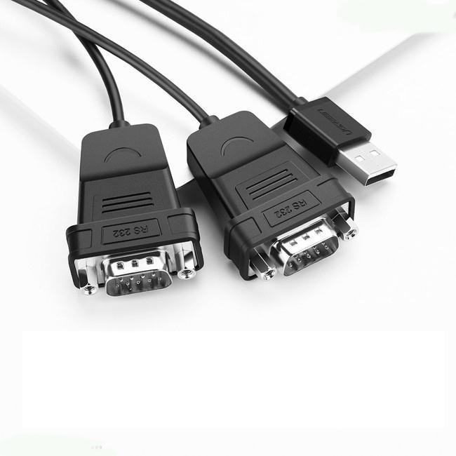 Cáp Chuyển USB to 2 Cổng RS232 ( USB to 2 Com) Ugreen 30769