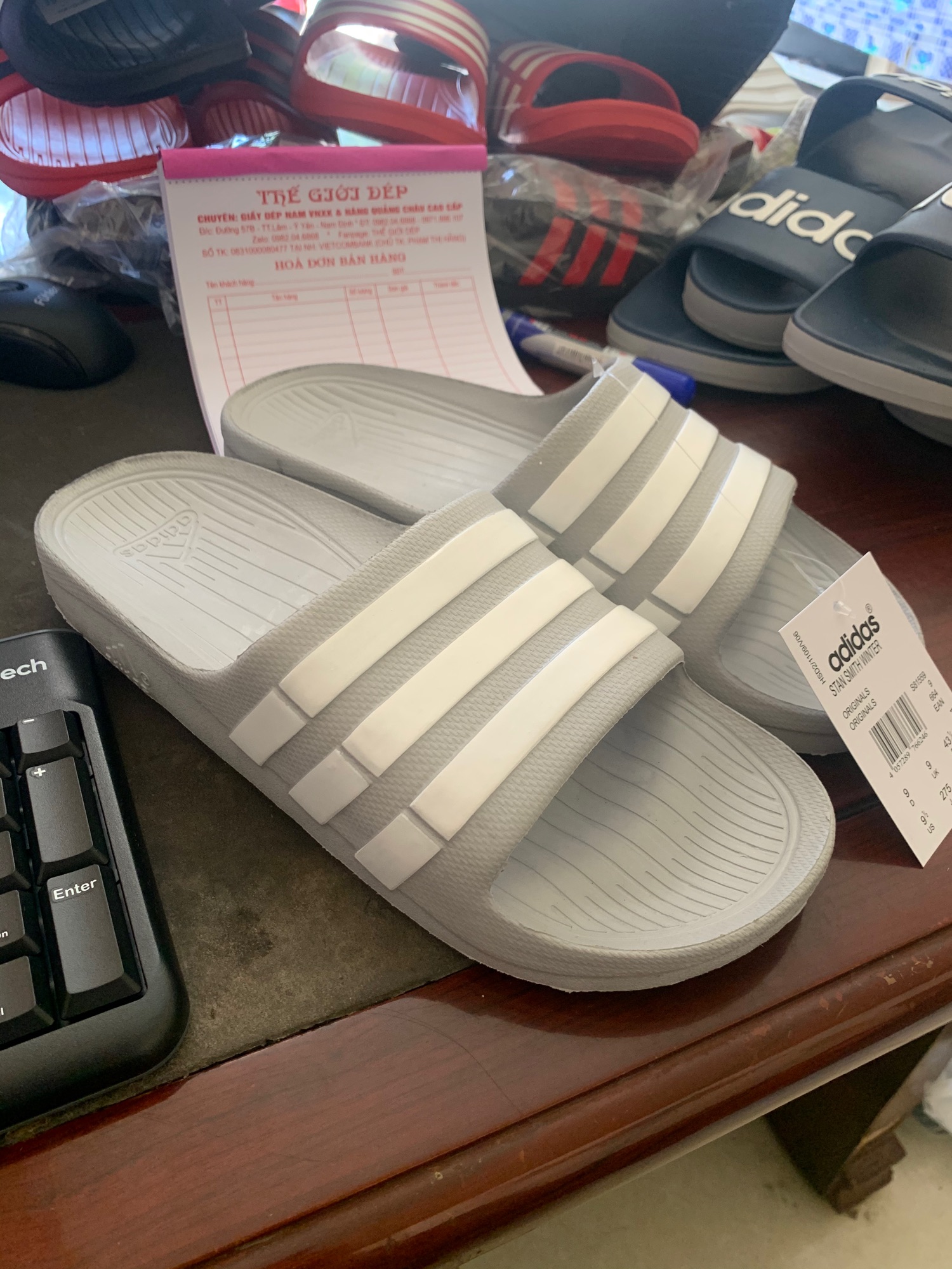 Dép Adidas Duramo Slide