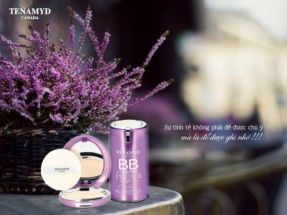 Phấn phủ Tenamyd Intense Whitening Pact SPF50+/PA+++ trắng da