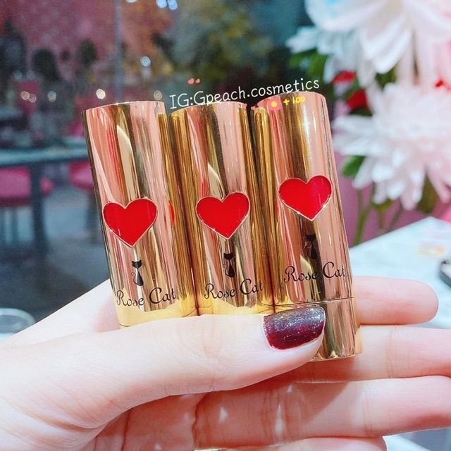 Son Lì Matte mướt môi Rose Cat