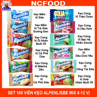 [FREESHIP+VOUCHER 10K] (SET 100 VIÊN) Kẹo Alpenliebe Mix 6-12 Vị (NCFOOD)