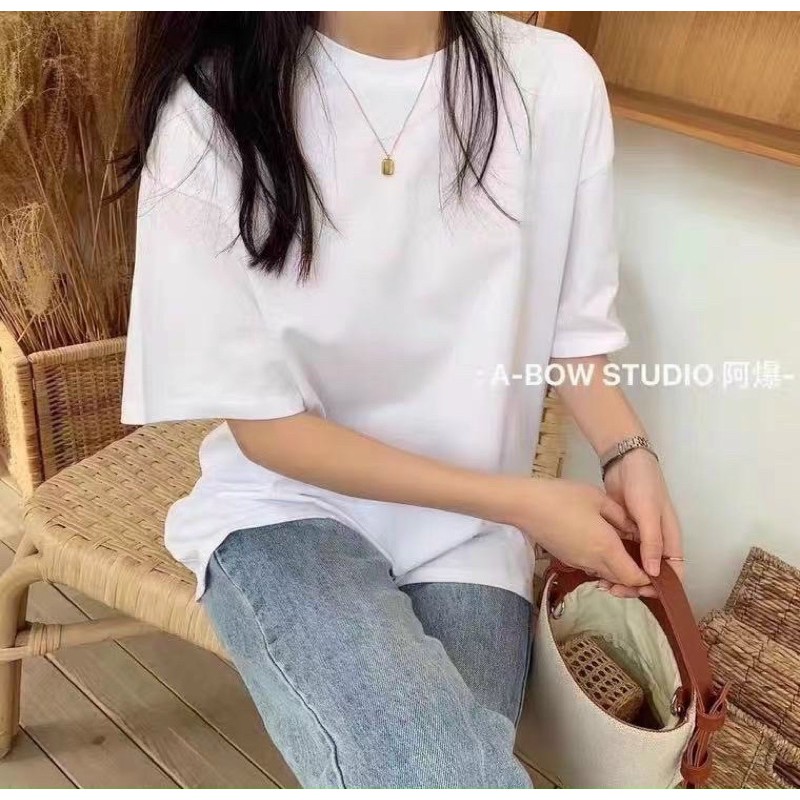 ÁO PHÔNG TRƠN UNISEX A-STUDIO 10 MÀU
