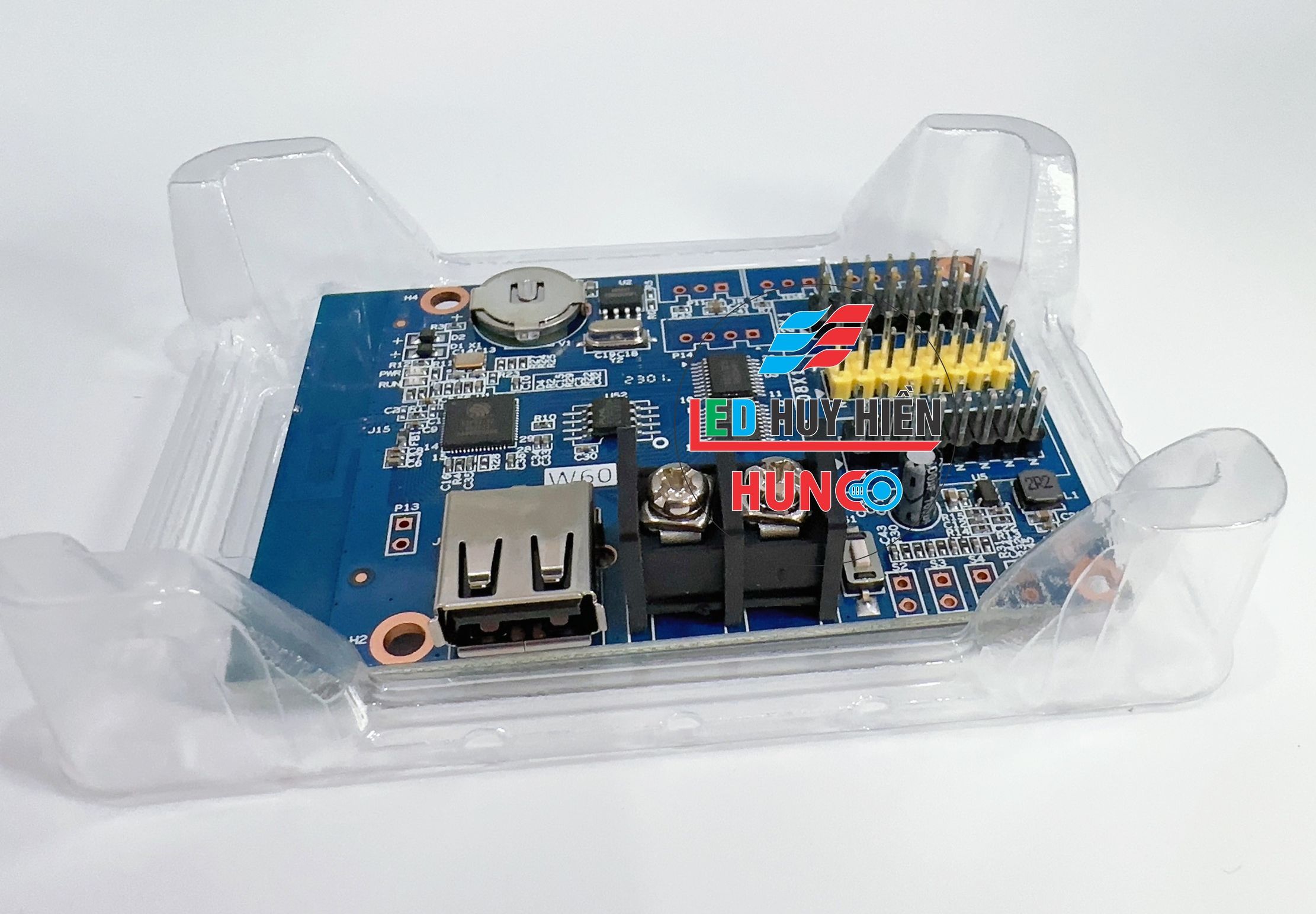 Mạch HD W60 (USB WIFI) hỗ trợ 2 tầng module led 13 màu