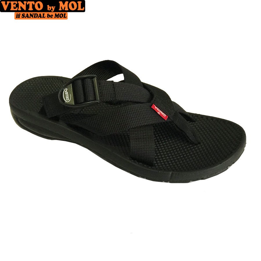 Dép nam quai chéo Vento VT1189B màu đen