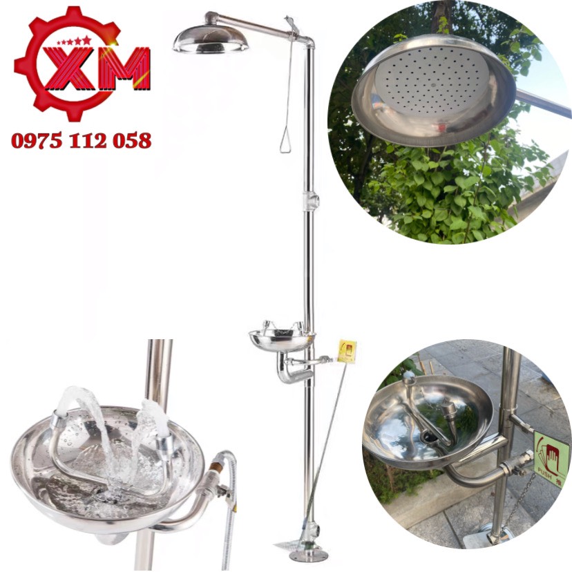 Vòi rửa mắt khẩn cấp , bình rửa mắt di động 8 lít