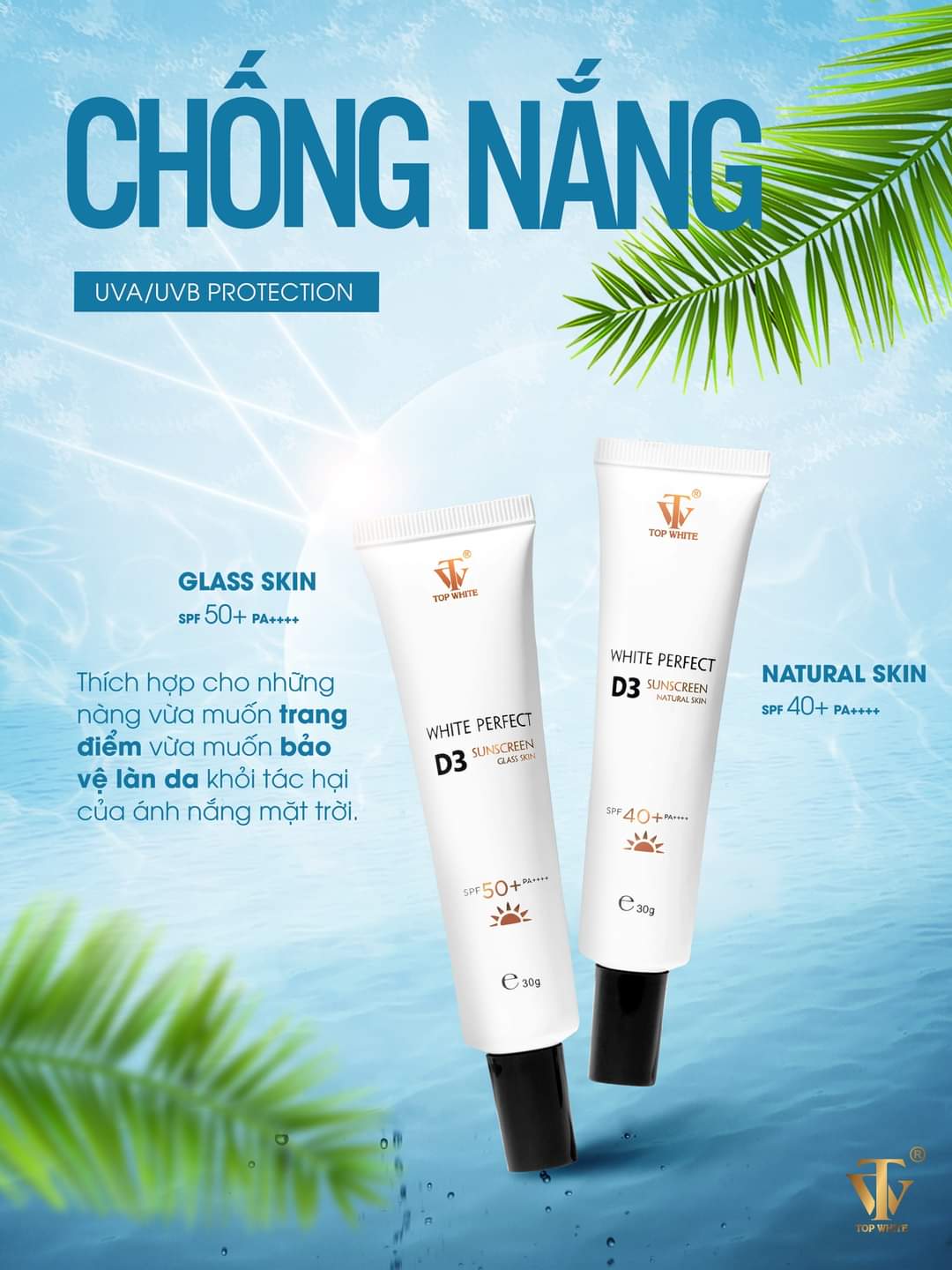 KEM CHỐNG NẮNG WHITE PERFECT D3