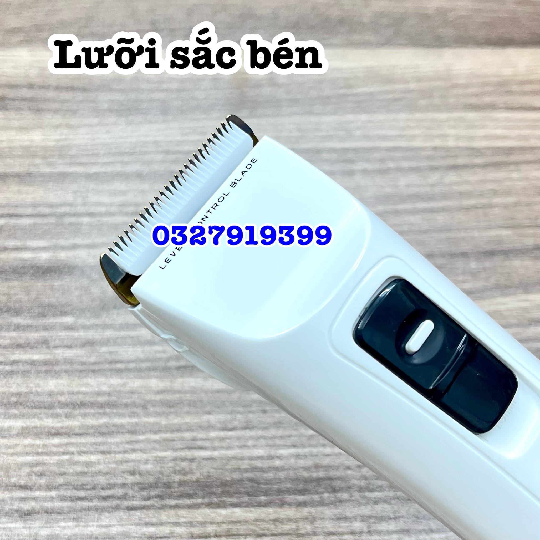 Codos 2-Battery Hair Clipper Codos T6 High-End, Compact, Led Light Displays Usage Time, 120 Minutes, 800Mah Battery, Suitable for Home and Salon