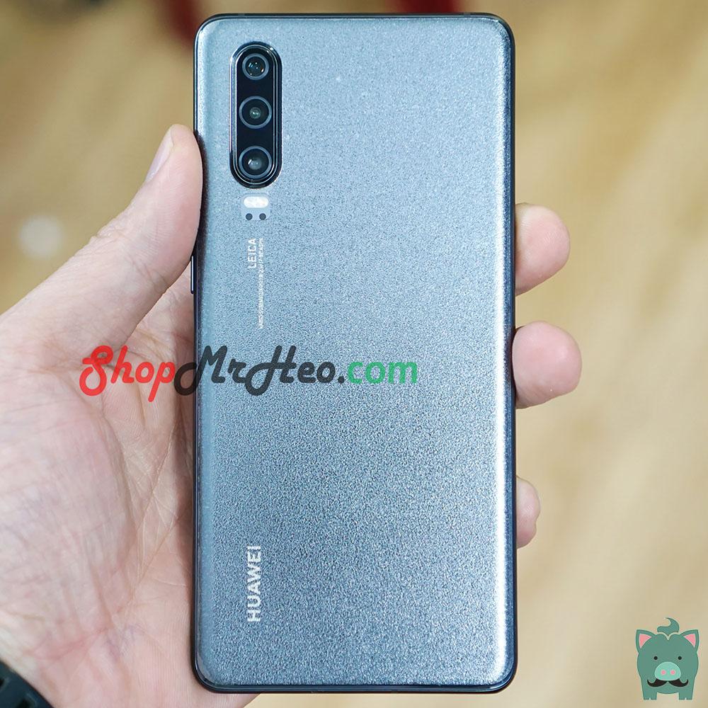 [HCM]Bộ 3 Skin Dán Mặt Sau Lưng Vân 3D Huawei P30 - P30 Lite - P30 Pro - Carbon Hình Hộp Nhám