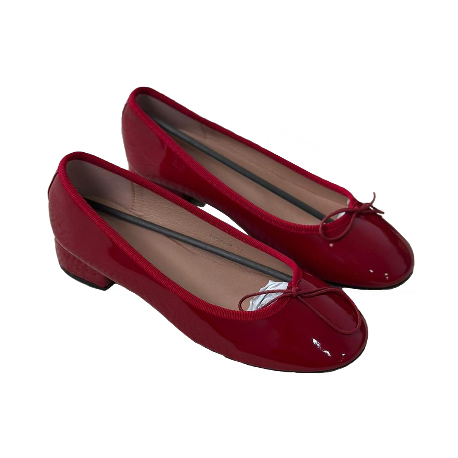 𝐁𝐥𝐚𝐮𝐞𝐁𝐥𝐮𝐦𝐞🦋 [form nhỏ tăng 1 size] 🍒 Cherry Ballet Pump gót 2.5cm🍒 Giày Ly Phạm có gót