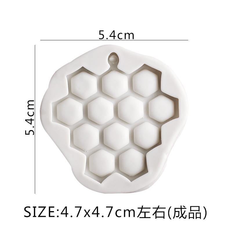 Mẫu Mới Tổ Ong Fondant Bộ Tạo Khuôn Hình Sô Cô La Silicone Bộ Tạo Khuôn Hình Mật Ong Tổ Ong Bánh Tổ Ong Bộ Tạo Khuôn Hình Hoạt Hình Đáng Yêu