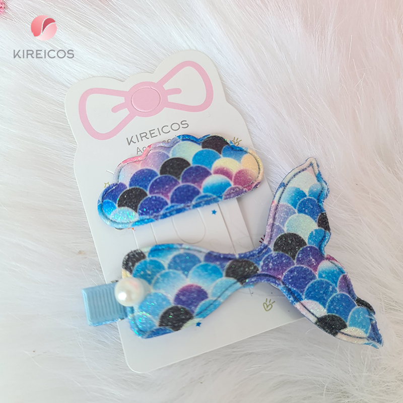 [HCM]Set 2 Kẹp Tóc Đuôi Cá Đám Mây Lấp Lánh Siêu Cute