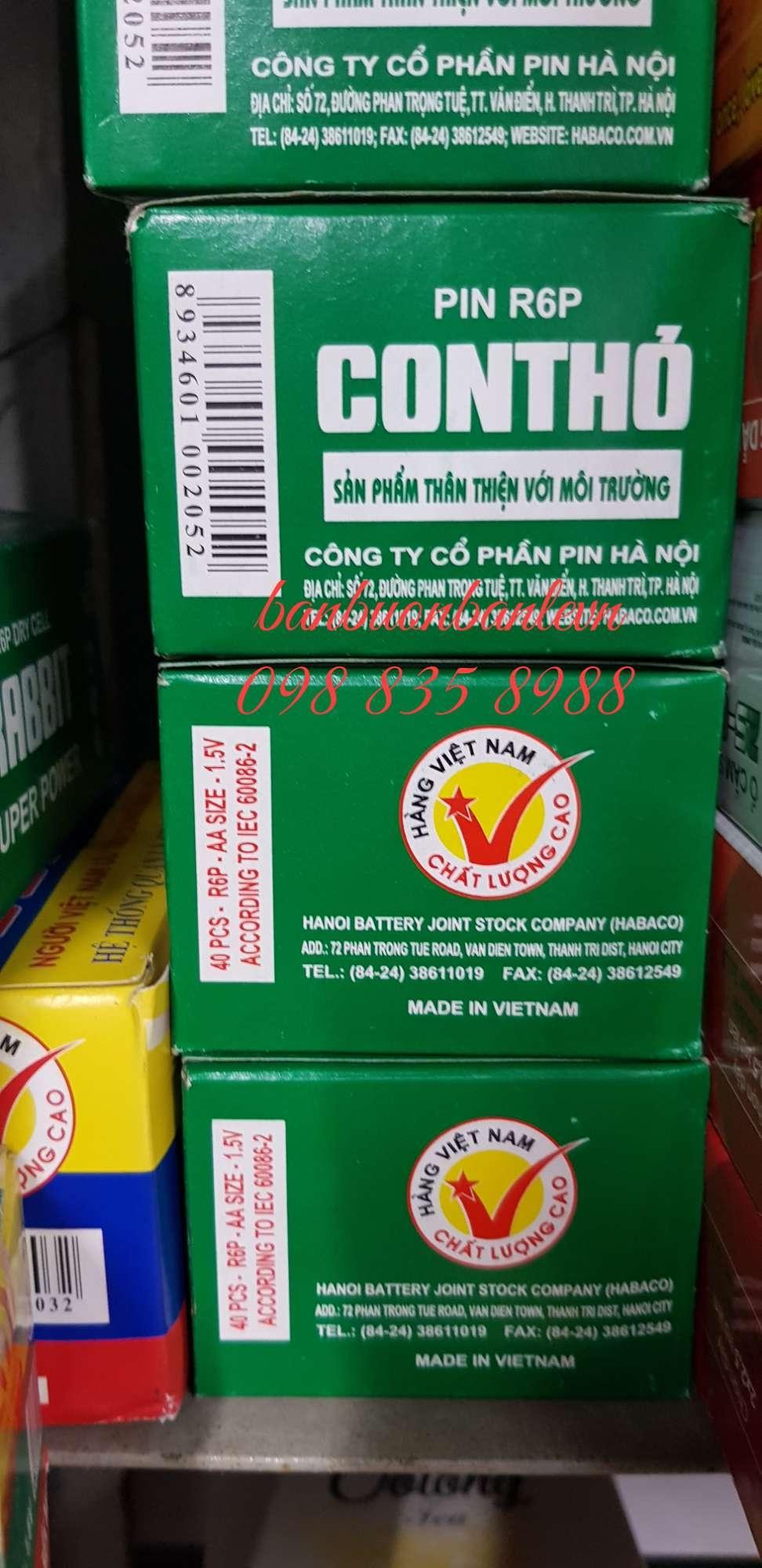 Pin đũa con thỏ AAA - 40 viên