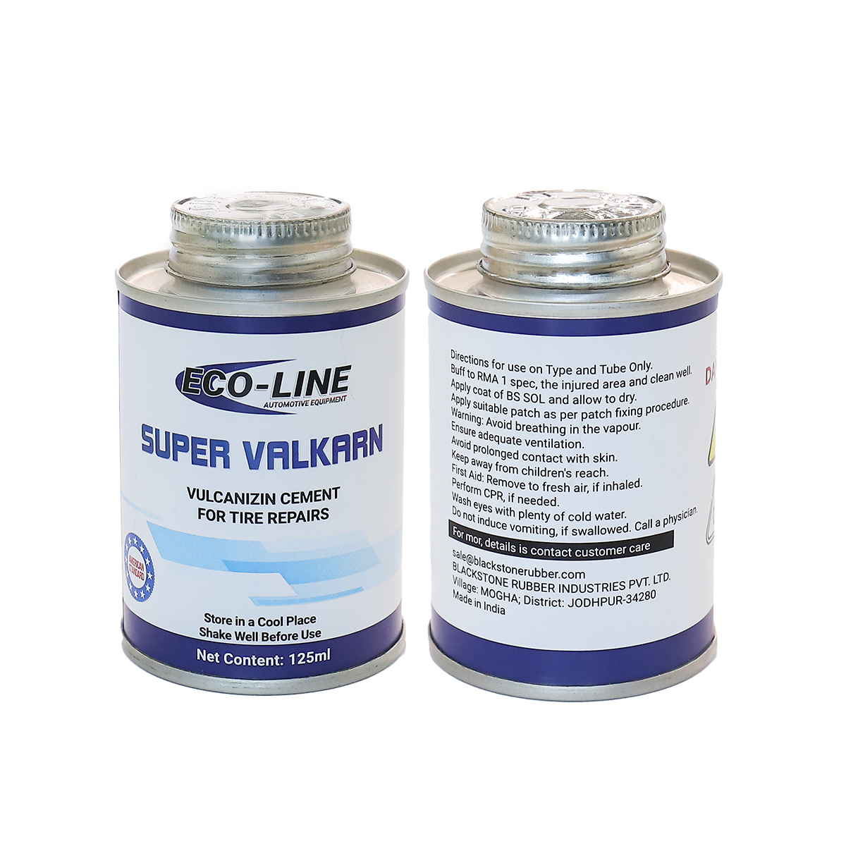 Lọ keo vá săm lốp Ecoline (125ml/250ml) - tiêu chuẩn Mỹ