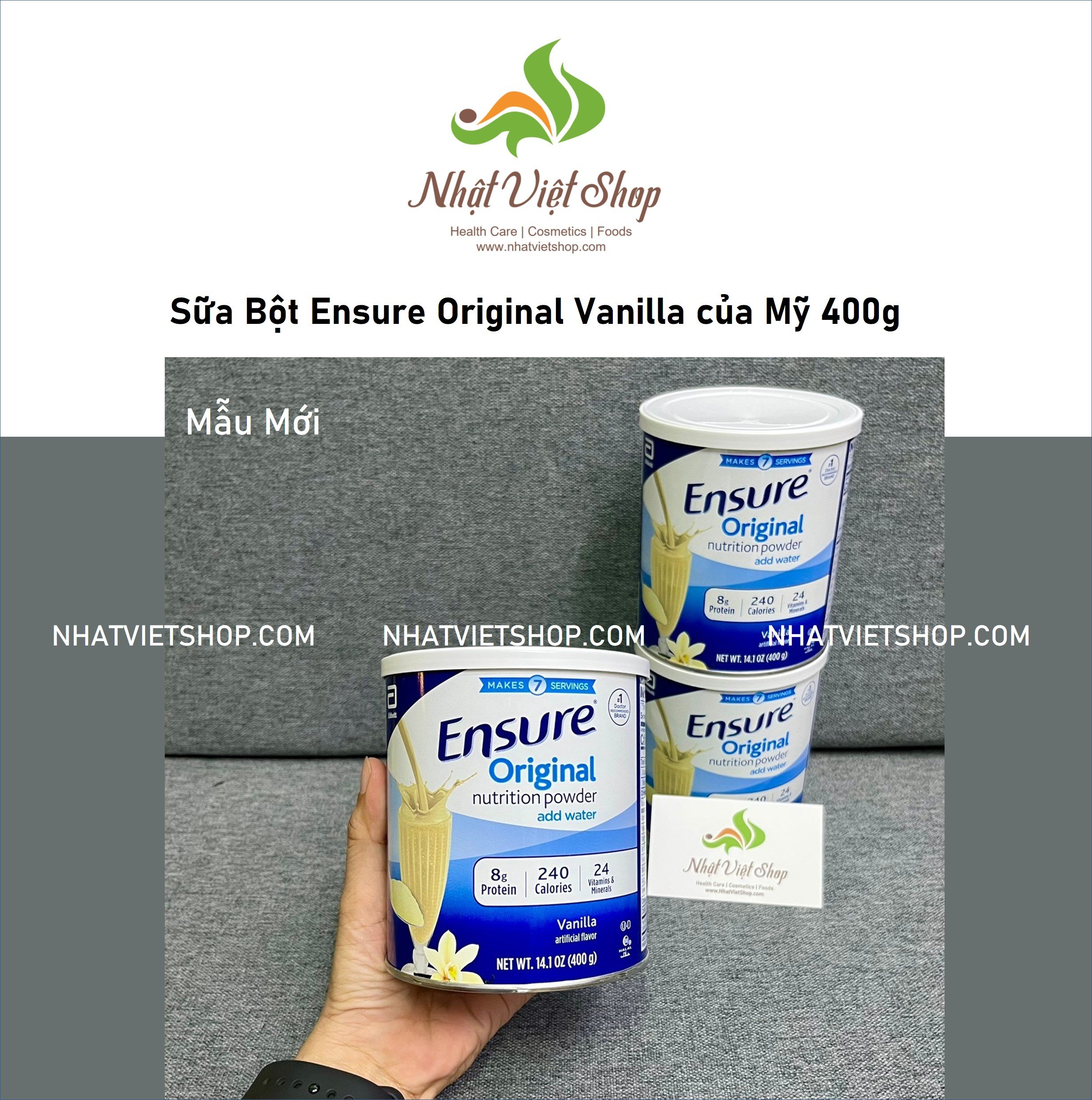 Sữa Bột dinh dưỡng Ensure Úc 850g