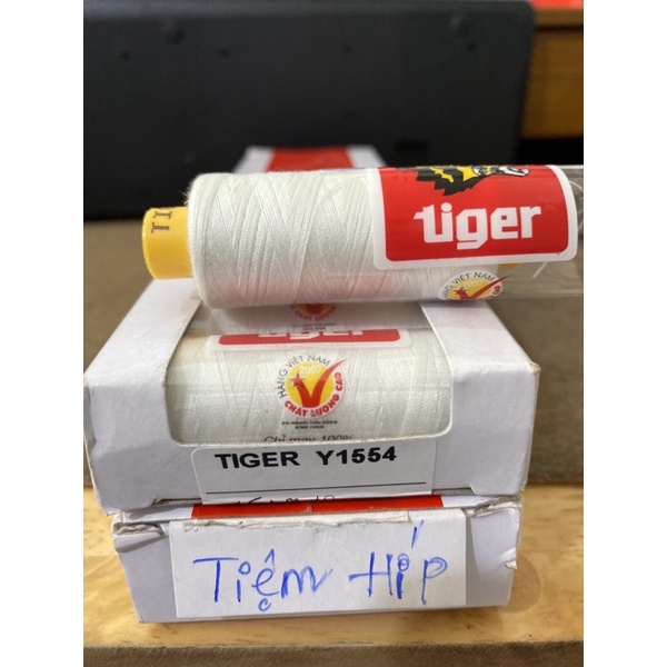 Chỉ may Tiger lõi nhỏ - tông trắng đen