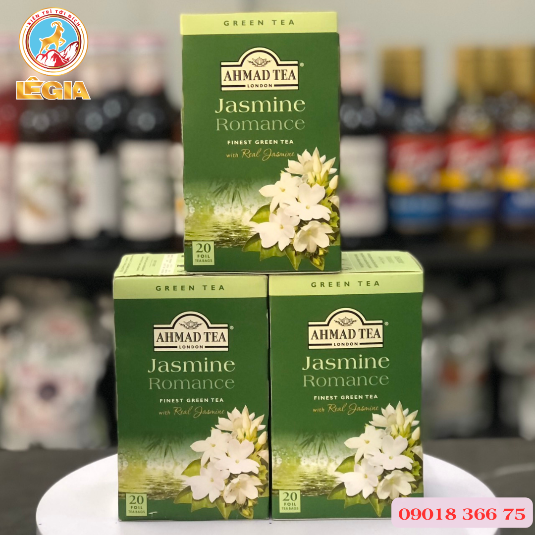Trà xanh hoa nhài ahmad 40g