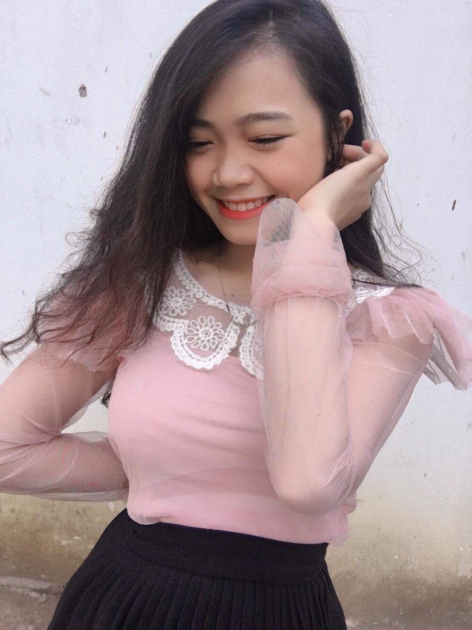 Áo lưới cổ sen tiểu thư 11235B1