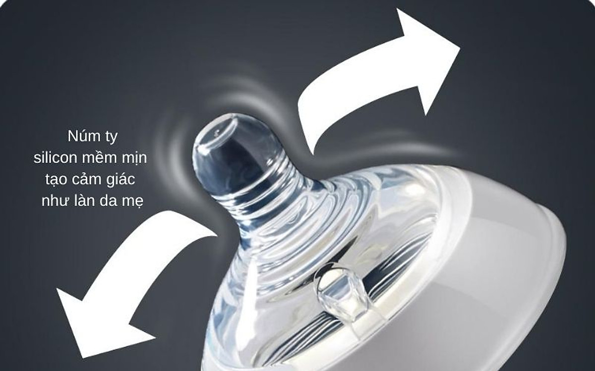 Núm ti thay thế vừa cho bình sữa Tommee Tip đủ size