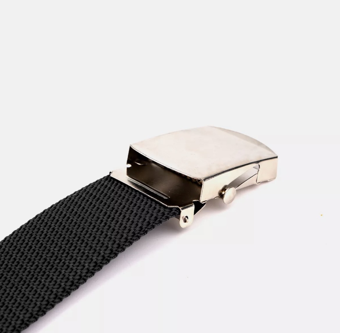 [FREE SHIP MAX] DÂY NỊT DÙ NAM ĐEN MẶT TRẮNG TRƠN