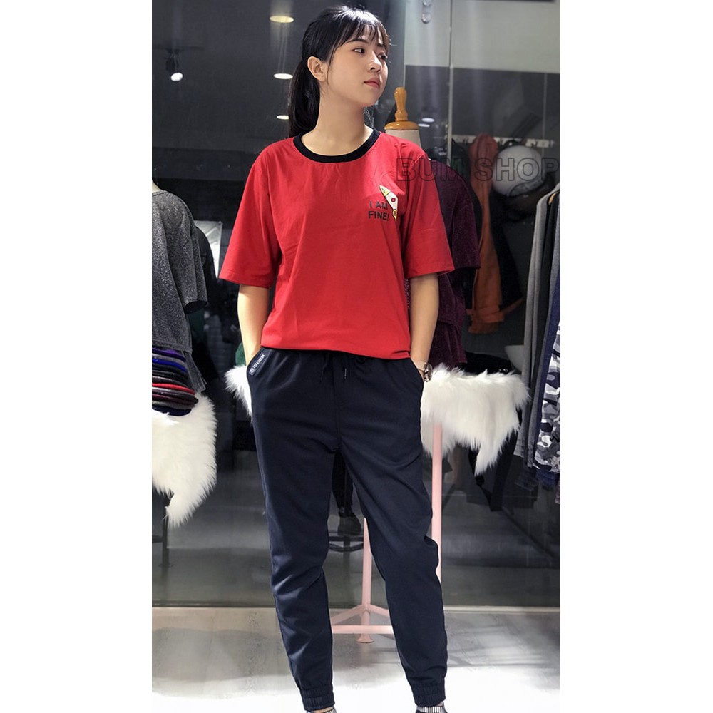 Quần Jogger Kaki Xanh Đen