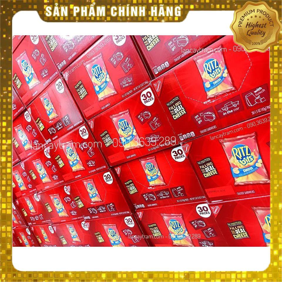 [HANGMYNHAP]BÁNH RITZ PHÔ MAI MỸ THÙNG 30 GÓI X 42GR