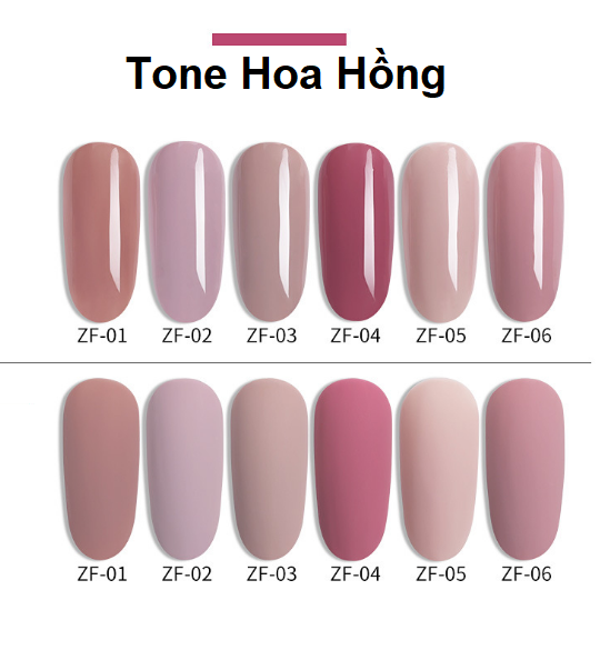 Sơn gel AS - màu hoa hồng mã ZF