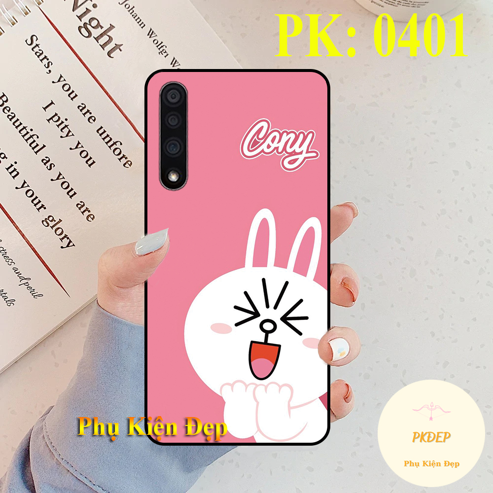 [HCM]Ốp lưng Vsmart Live 1 dẻo đen in hình Thỏ Cute