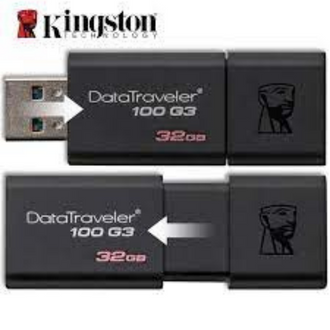 USB 3.0 Kingston 32GB – DataTraveler 100G3 – Hàng Nhập Khẩu – Bảo hành 5 năm