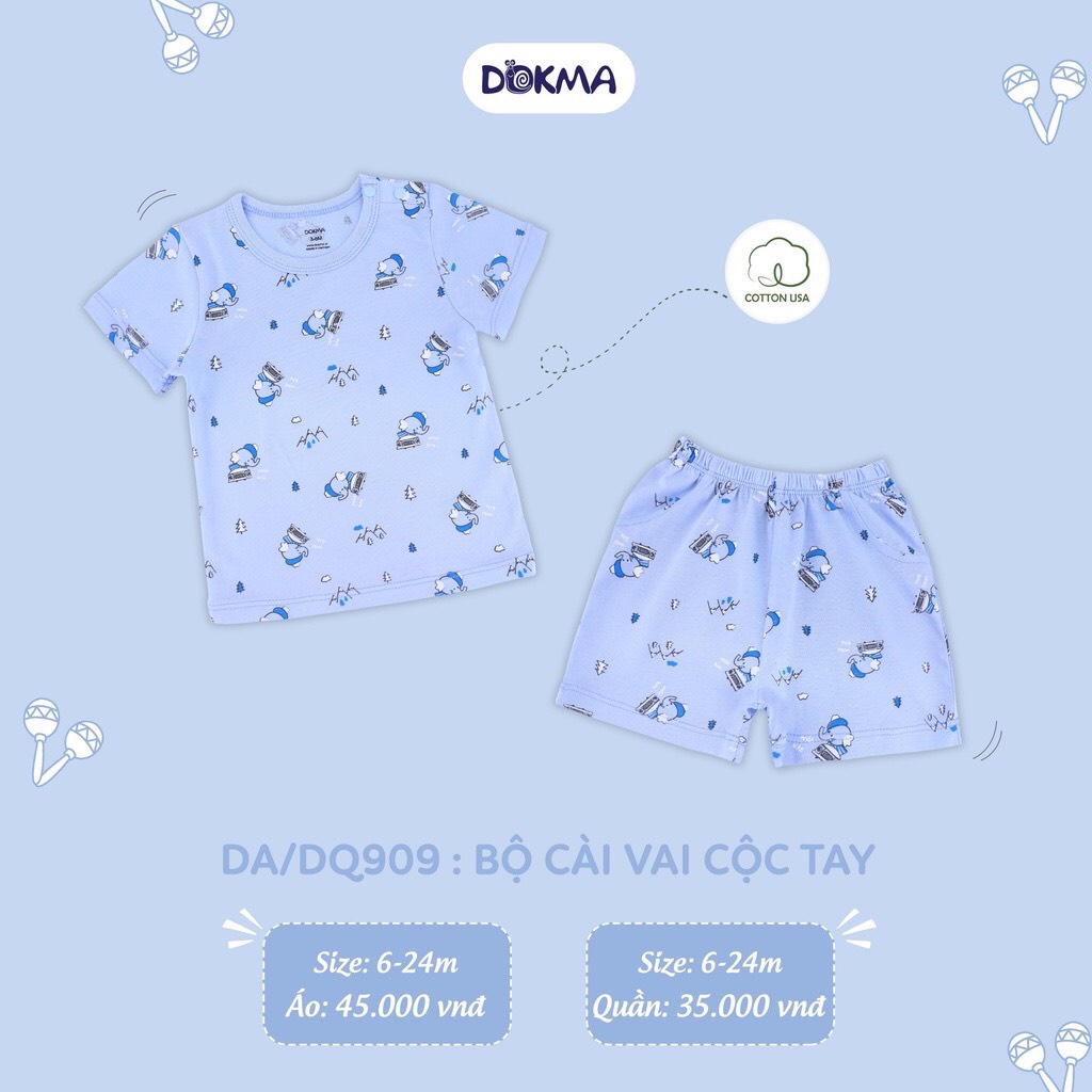 Bộ cộc cài vai cho bé (6-24M)