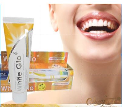 [Chính hãng] Kem Đánh Răng Dành Cho Người Hút Thuốc white glo 150g