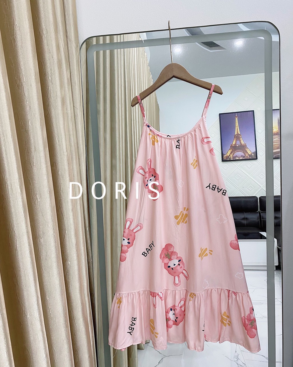 [SIÊU RẺ] Váy Lanh Lụa Bầu 2 Dây Siêu Mát, Siêu Thoáng, Váy Lanh Suông