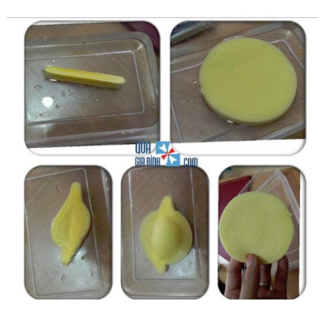 Bông Mút Rửa Mặt Chivey - 1 gói/ 12 Miếng