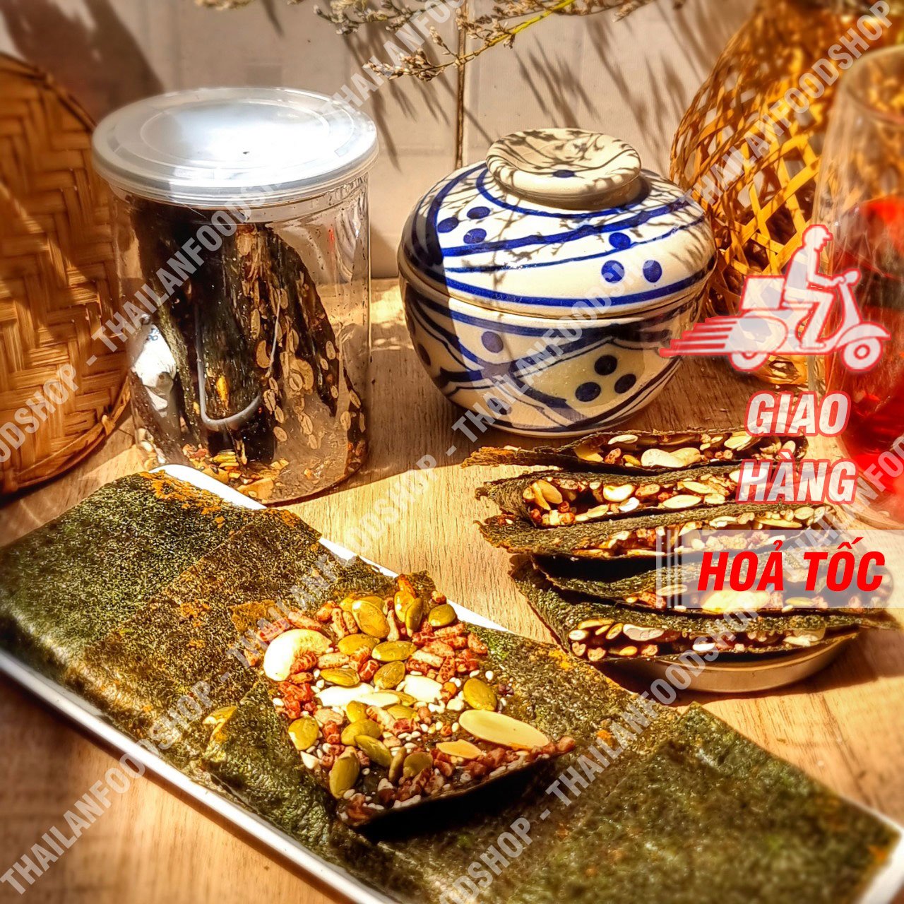 Rong Biển Kẹp Hạt Dinh Dưỡng - Lon 150gr