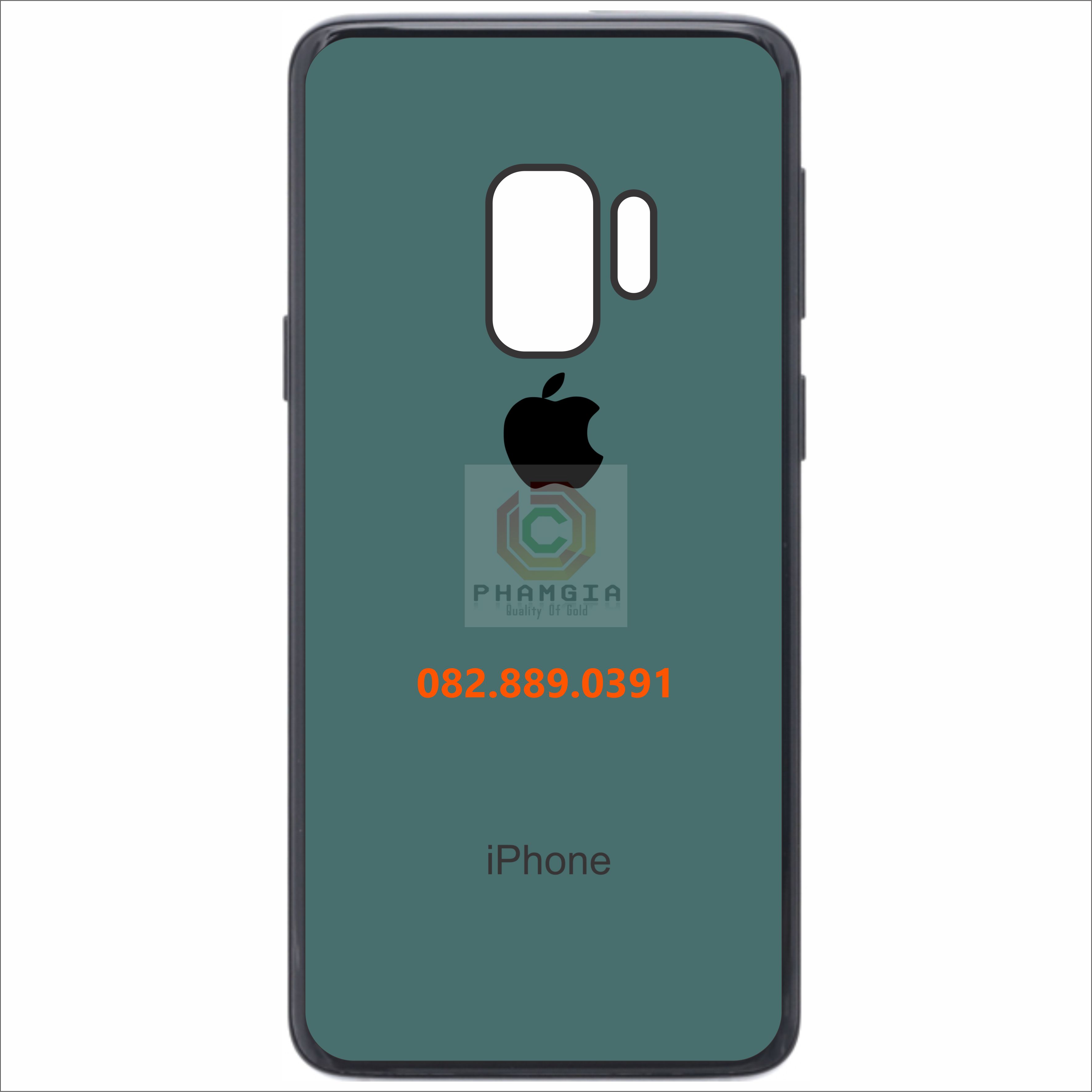 Ốp lưng giả iPhone cho SamsungS9/S9 plus mặt lưng bóng đẹp
