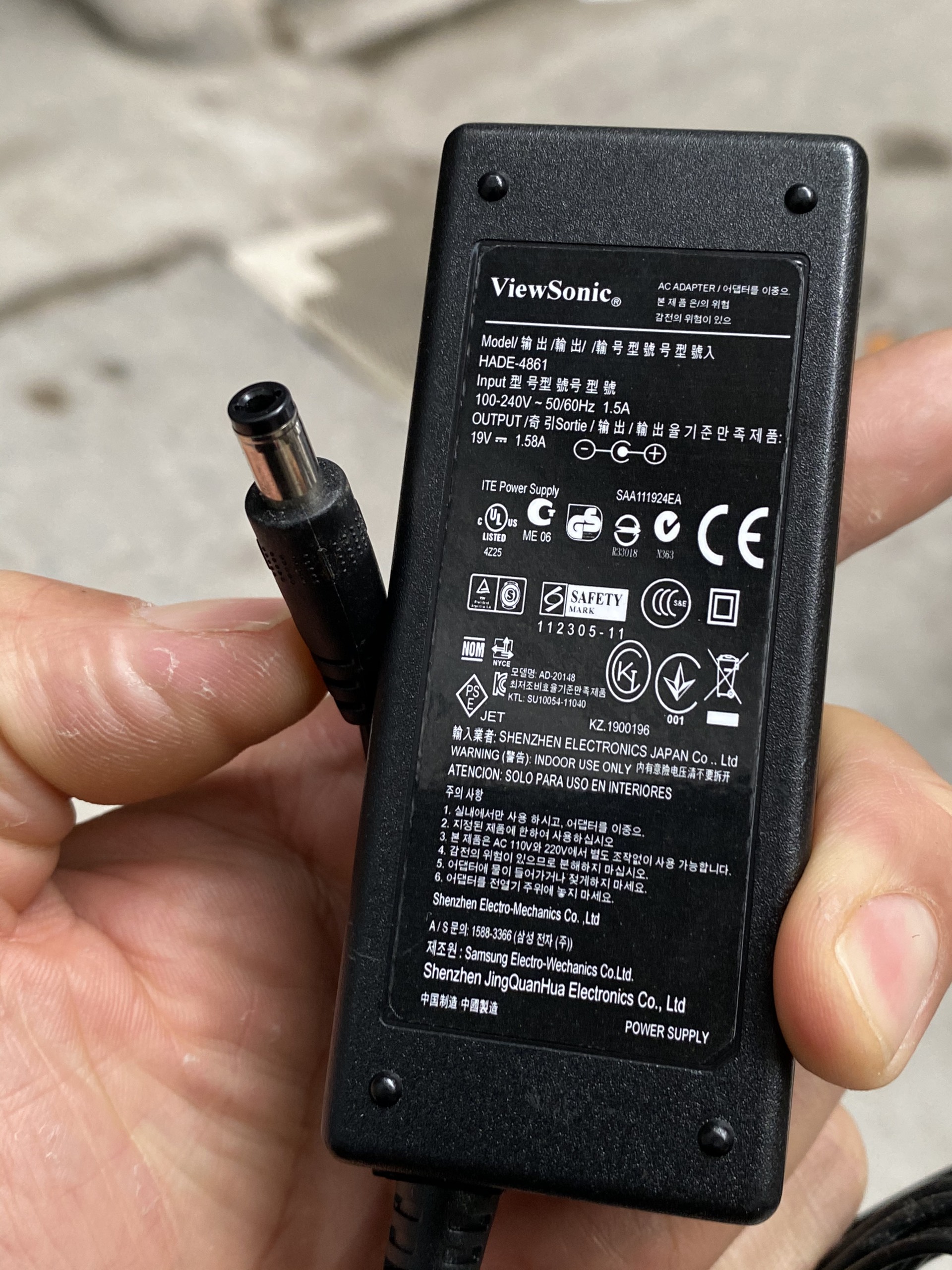 Cục nguồn màn hình ViewSonic hàng cao cấp