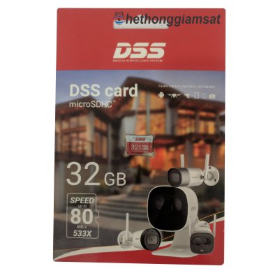 Thẻ Nhớ MicroSD 32G DSS - Thẻ Nhớ Chuyên Dụng Camera