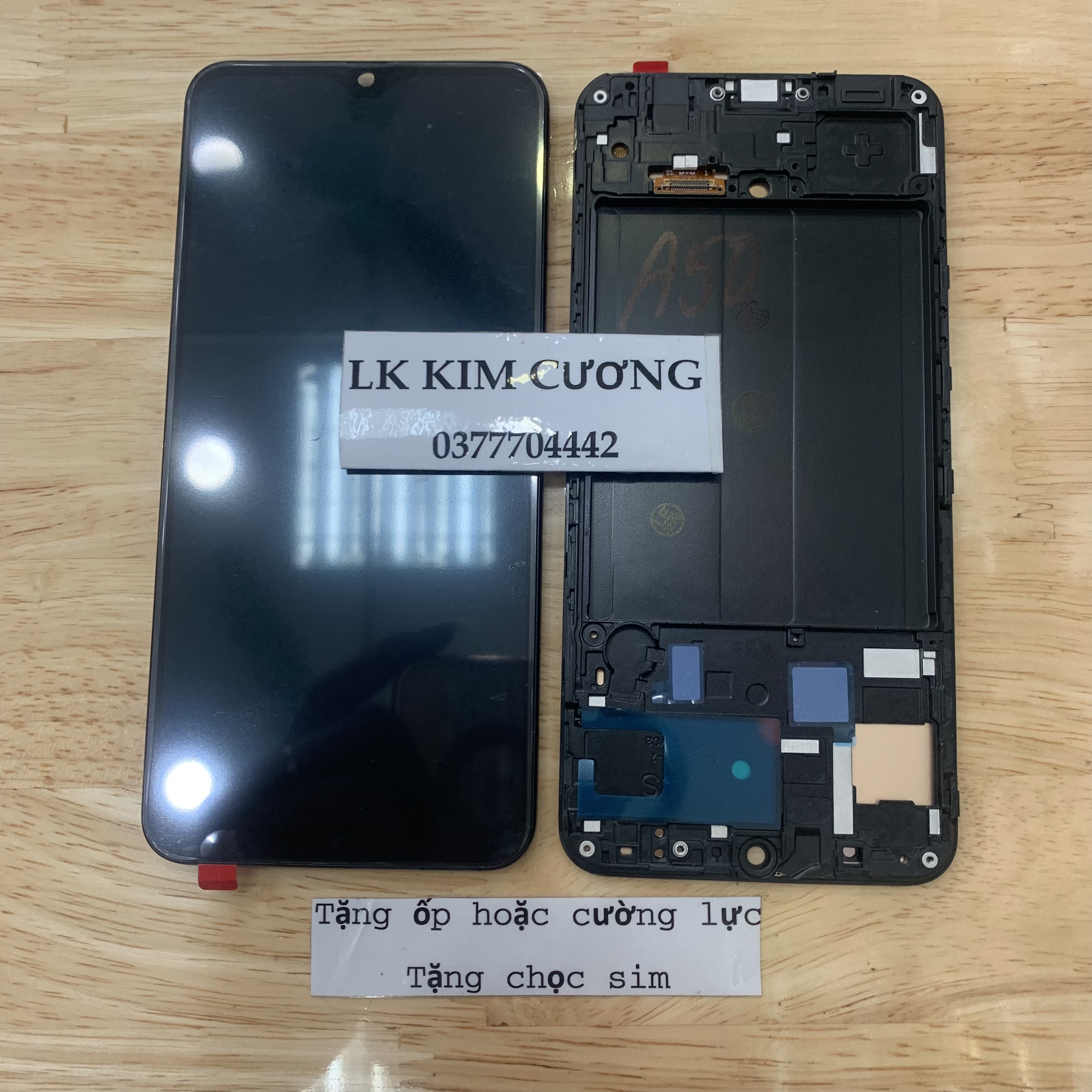 Màn hình thay thế SS A50 - QX liền khung