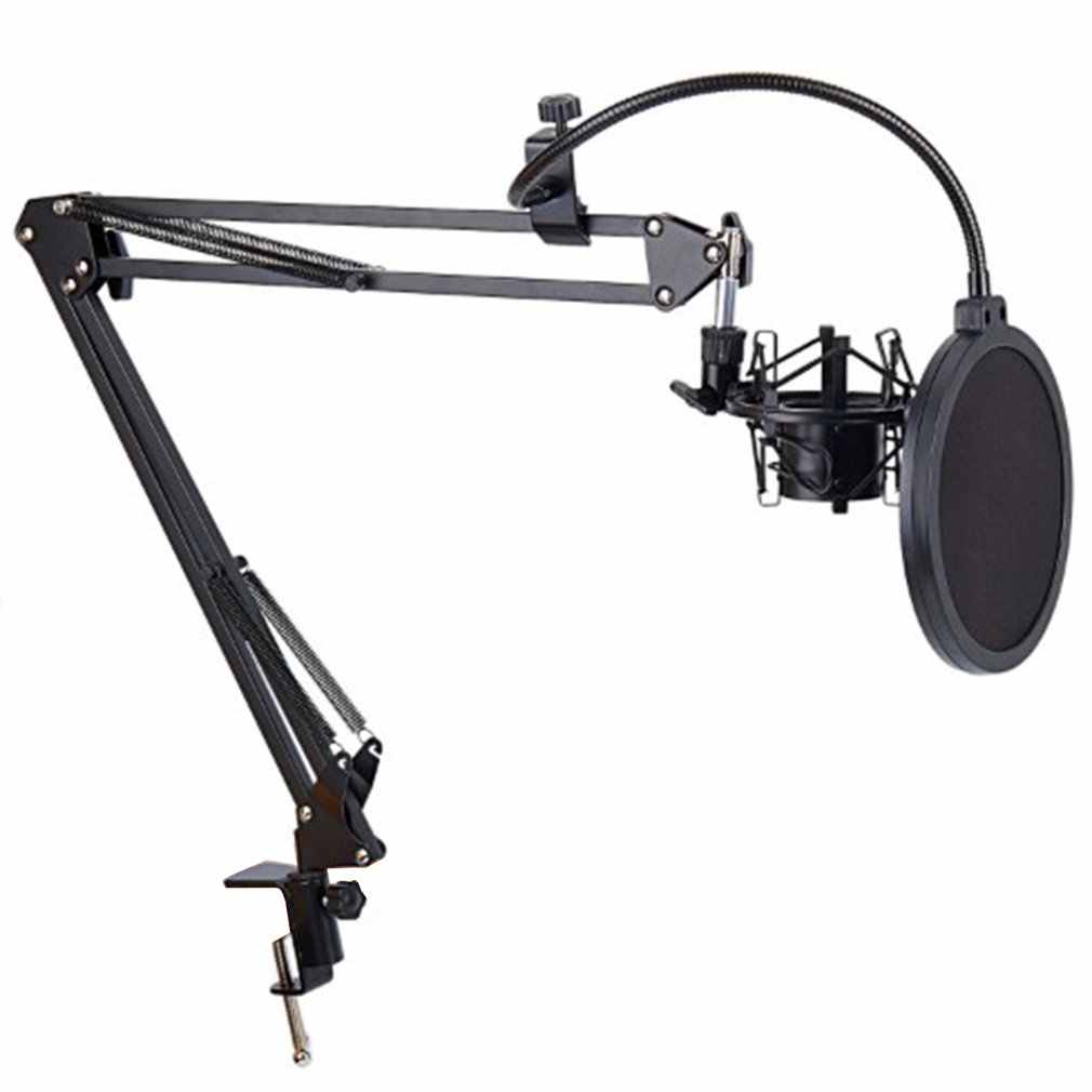 Desk Clip-On Recording Microphone Stand