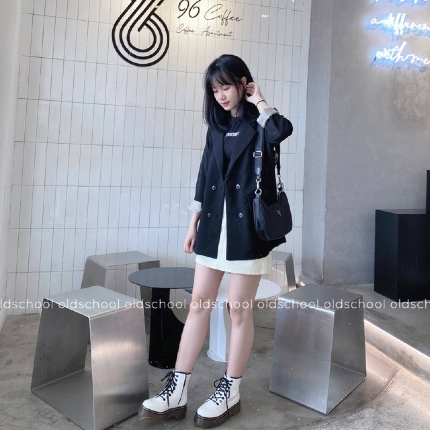 ÁO BLAZER HÀN QUỐC 2 LỚP TÚI NẮP (ảnh thật/sẵn/có video). cicidream
