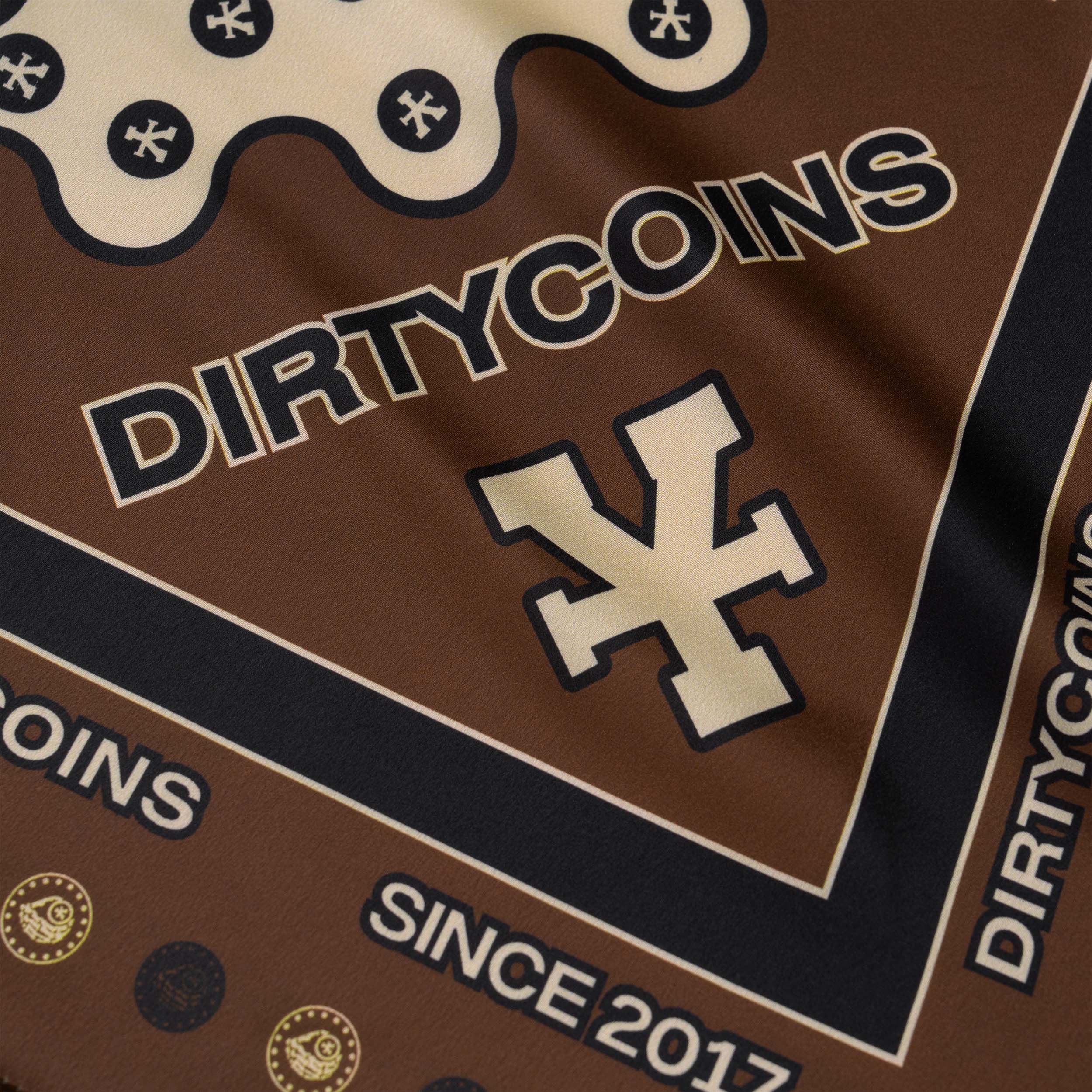 [DCxRS] Khăn Bandana DirtyCoins Brown