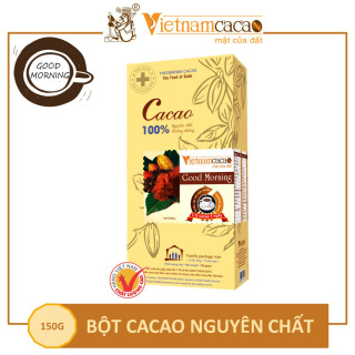 Bột cacao nguyên chất không đường - Combo 3 hộp cacao Good Morning thumbnail