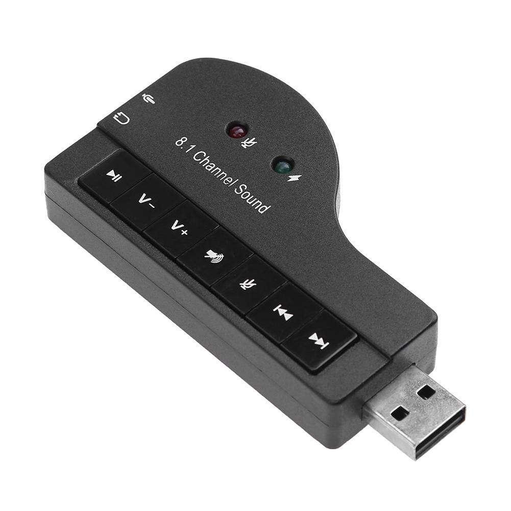 Usb sound 8.1 thế hệ mới âm thanh 3D cao cấp vượt trội