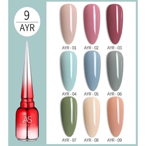 [HCM]Sơn gel AS 15ML (dành cho tiệm nail chuyên nghiệp) - AYR nhập khẩu